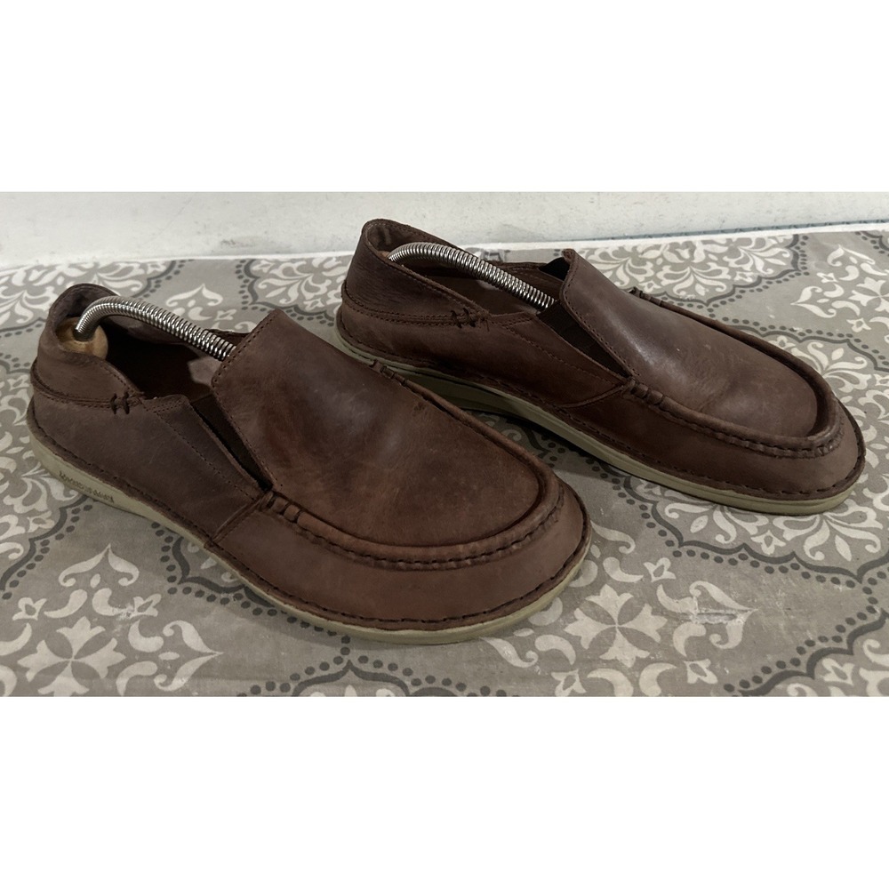 Birkenstock Loafers Mens 40 Taupe Distressed Leather Shoes Casual Shoes